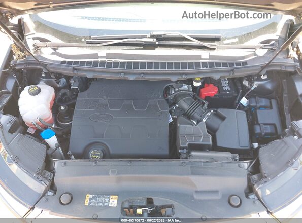 2FMPK4K8XJBB37106 2018 FORD EDGE Gray Rear view