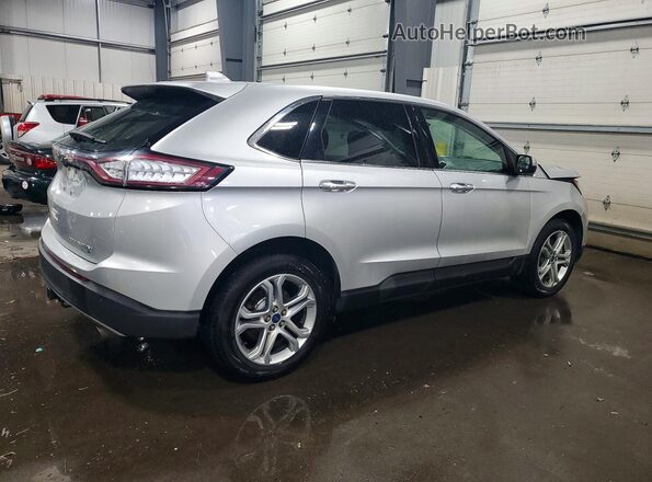 2FMPK4K90GBB96053 2016 FORD EDGE Silver Trasero derecho