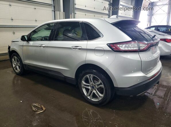 2FMPK4K90GBB96053 2016 FORD EDGE Silver Trasero izquierdo