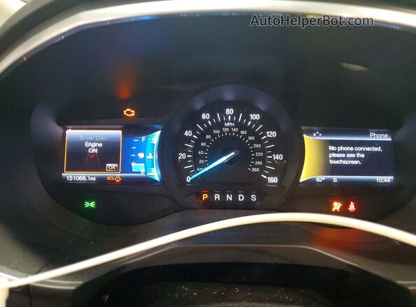 2FMPK4K90GBB96053 2016 FORD EDGE Silver Vista del cuadro de instrumentos