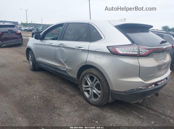2FMPK4K90HBB05560 2017 FORD EDGE Silver Задня ліва чверть