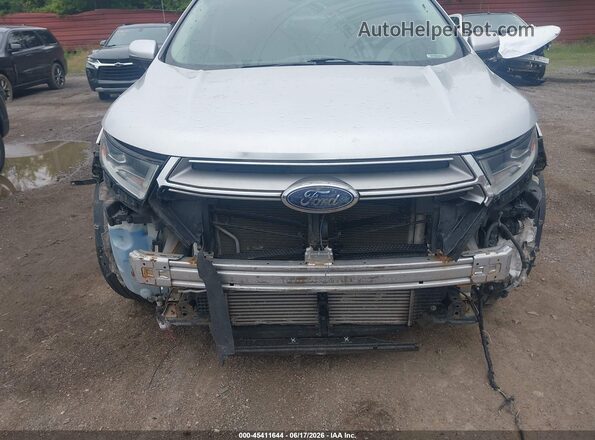 2FMPK4K90HBB05560 2017 FORD EDGE Silver Вид спереду