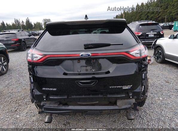 2FMPK4K90HBC45740 2017 FORD EDGE Black 