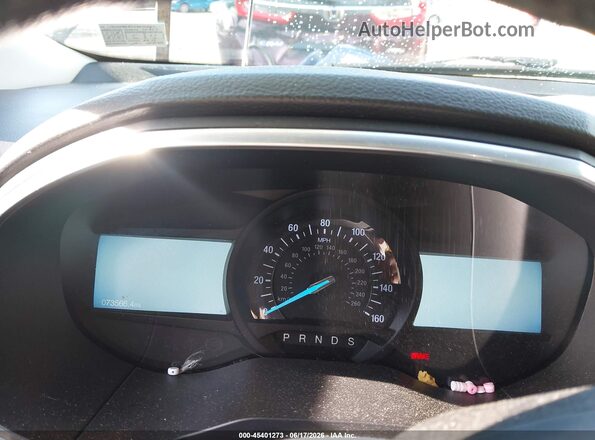 2FMPK4K90KBB40882 2019 FORD EDGE Blue Widok tylnych siedzeń