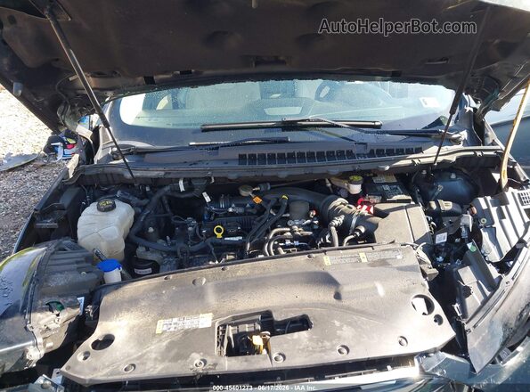 2FMPK4K90KBB40882 2019 FORD EDGE Blue Widok z tyłu