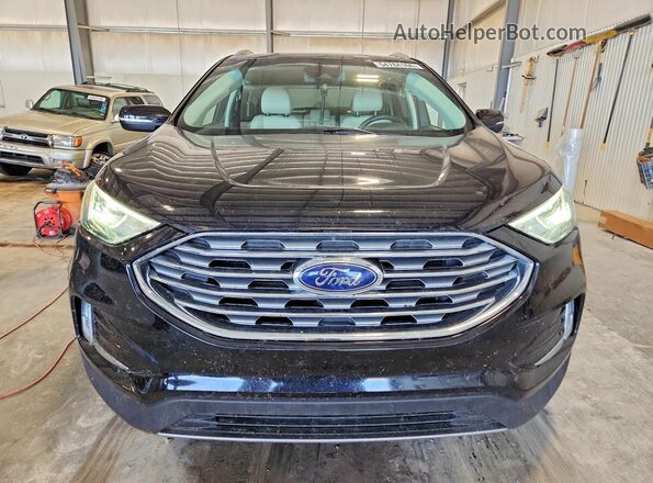 2FMPK4K90KBB61487 2019 FORD EDGE Black Vista frontal