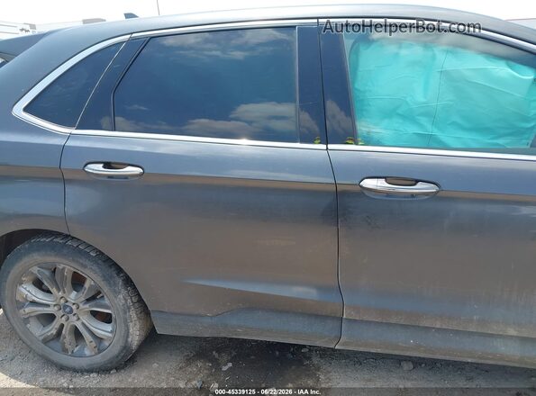 2FMPK4K90KBC47611 2019 FORD EDGE Серый Вид задней части салона