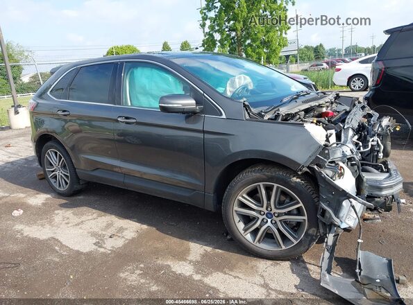 2FMPK4K90LBA68888 2020 FORD EDGE Gray Սալոնի հետևի տեսք