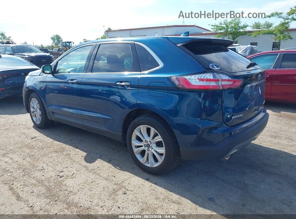 2FMPK4K90LBA99185 2020 FORD EDGE Blue უკანა მარცხენა