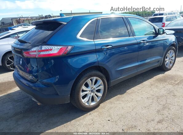 2FMPK4K90LBA99185 2020 FORD EDGE Blue უკანა მარჯვენა