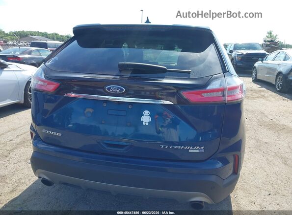 2FMPK4K90LBA99185 2020 FORD EDGE Blue 