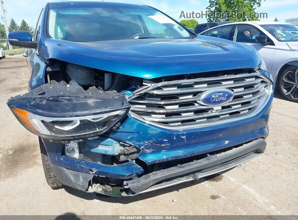 2FMPK4K90LBA99185 2020 FORD EDGE Blue 