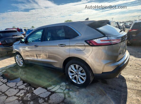 2FMPK4K90MBA20938 2021 FORD EDGE Tan Tył lewy