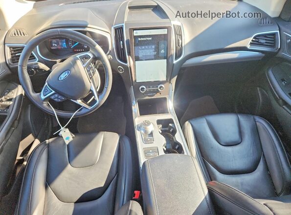 2FMPK4K90MBA20938 2021 FORD EDGE Tan Widok deski rozdzielczej