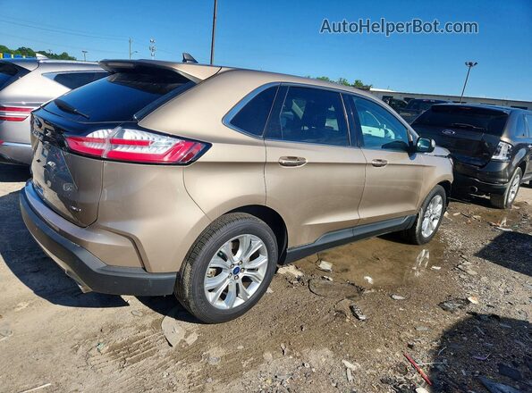 2FMPK4K90MBA20938 2021 FORD EDGE Tan Tył prawy
