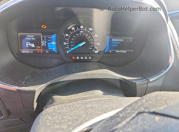 2FMPK4K90MBA20938 2021 FORD EDGE Tan Widok zestawu wskaźników