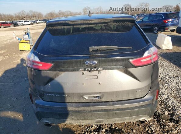 2FMPK4K90NBA45470 2022 FORD EDGE Gray Vista trasera