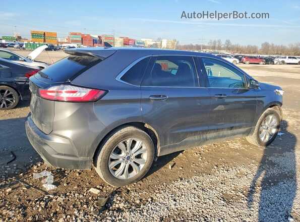 2FMPK4K90NBA45470 2022 FORD EDGE Gray Trasero derecho