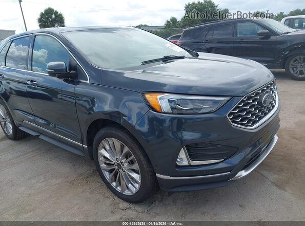 2FMPK4K90PBA00242 2023 FORD EDGE Gray წინა ხედი