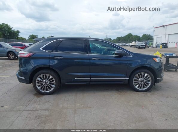 2FMPK4K90PBA00242 2023 FORD EDGE Gray უკანა სალონის ხედი