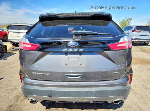 2FMPK4K90PBA30437 2023 FORD EDGE Gray Vista trasera