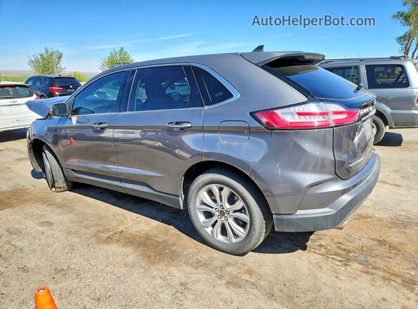 2FMPK4K90PBA30437 2023 FORD EDGE Gray Trasero izquierdo