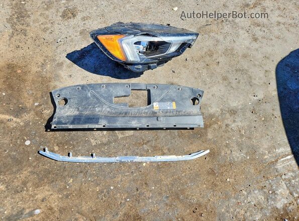 2FMPK4K90PBA30437 2023 FORD EDGE Gray Vista de la etiqueta del VIN
