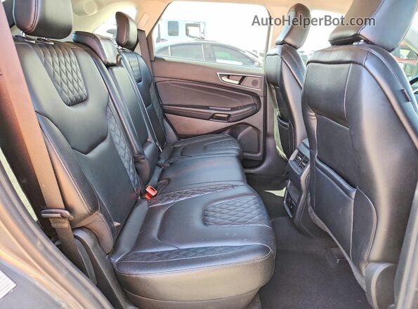 2FMPK4K90PBA30437 2023 FORD EDGE Gray Vista interior trasera
