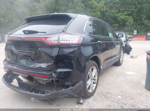 2FMPK4K91HBB89887 2017 FORD EDGE Black Trasero derecho