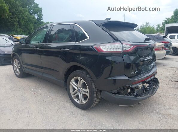 2FMPK4K91HBB89887 2017 FORD EDGE Black Trasero izquierdo