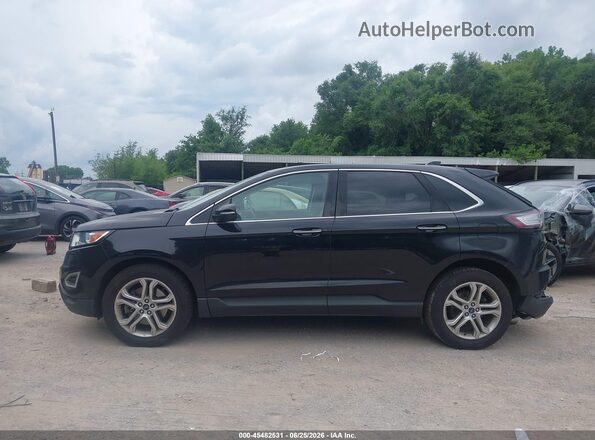 2FMPK4K91HBB89887 2017 FORD EDGE Black Vista interior de 360 grados