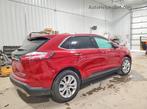 2FMPK4K91LBB35997 2020 FORD EDGE Maroon უკანა მარჯვენა