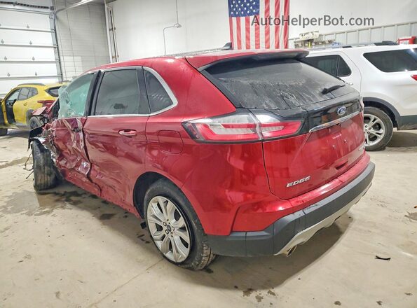 2FMPK4K91LBB35997 2020 FORD EDGE Maroon უკანა მარცხენა