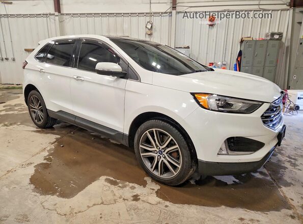 2FMPK4K91MBA46917 2021 FORD EDGE White Przód prawy