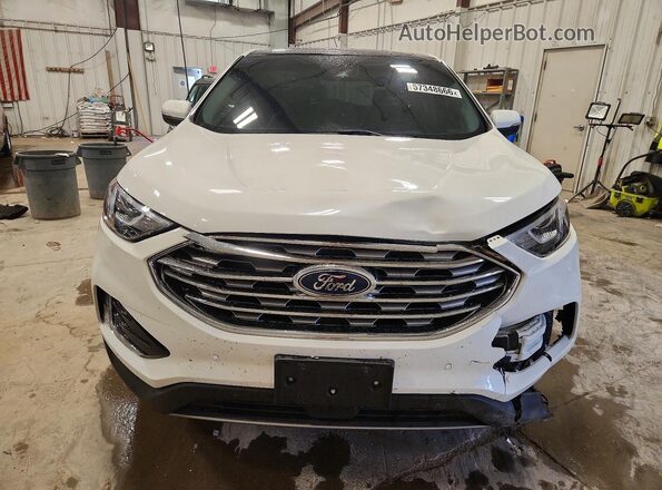 2FMPK4K91MBA46917 2021 FORD EDGE White Widok z przodu