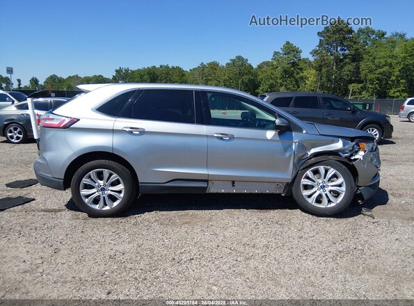 2FMPK4K91NBA16429 2022 FORD EDGE Silver Вид задньої частини салону