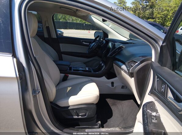 2FMPK4K91NBA16429 2022 FORD EDGE Silver Вид салону спереду