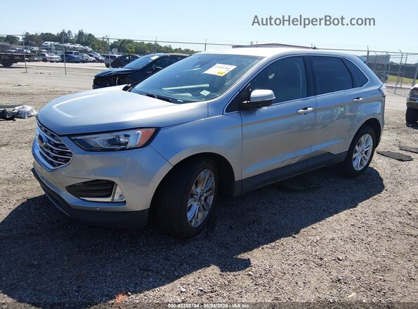 2FMPK4K91NBA16429 2022 FORD EDGE Silver Передня ліва чверть