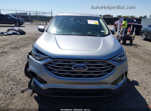 2FMPK4K91NBA16429 2022 FORD EDGE Silver Вид щитка приладів