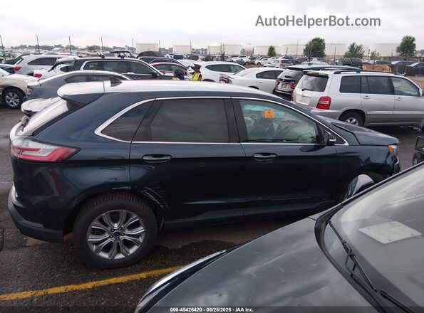 2FMPK4K91NBA66926 2022 FORD EDGE Green Widok wnętrza z tyłu