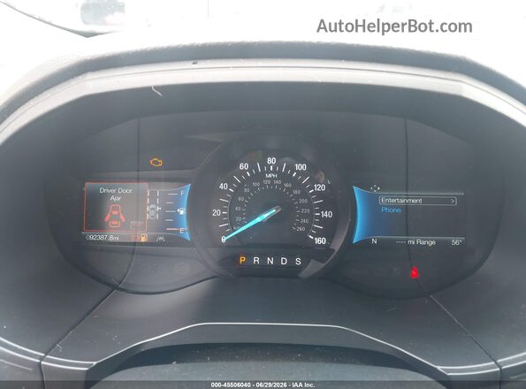 2FMPK4K91NBA94161 2022 FORD EDGE Black Widok tylnych siedzeń