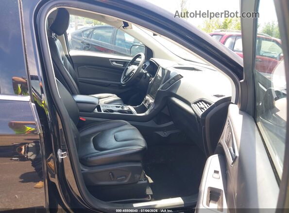 2FMPK4K91NBA94161 2022 FORD EDGE Black Widok wnętrza z przodu