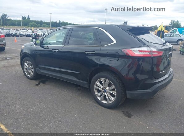2FMPK4K91NBA94161 2022 FORD EDGE Black Tył lewy