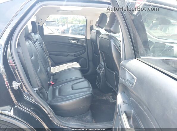 2FMPK4K91NBA94161 2022 FORD EDGE Black Widok naklejki z numerem VIN