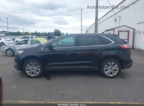 2FMPK4K91NBA94161 2022 FORD EDGE Black Widok wnętrza 360 stopni