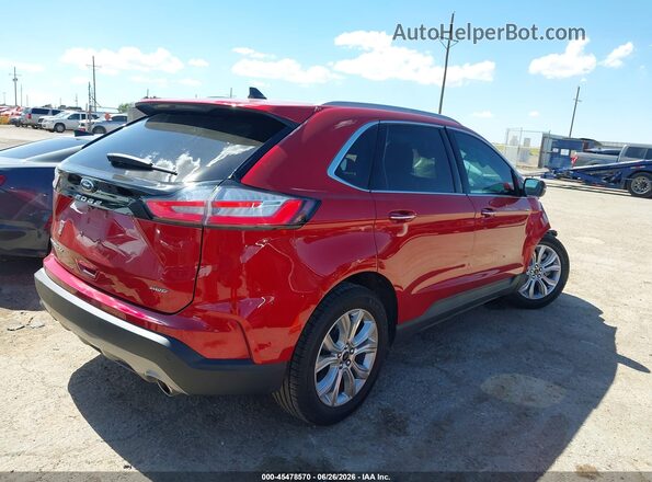 2FMPK4K91PBA54200 2023 FORD EDGE Maroon უკანა მარჯვენა