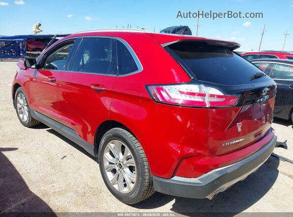 2FMPK4K91PBA54200 2023 FORD EDGE Maroon უკანა მარცხენა