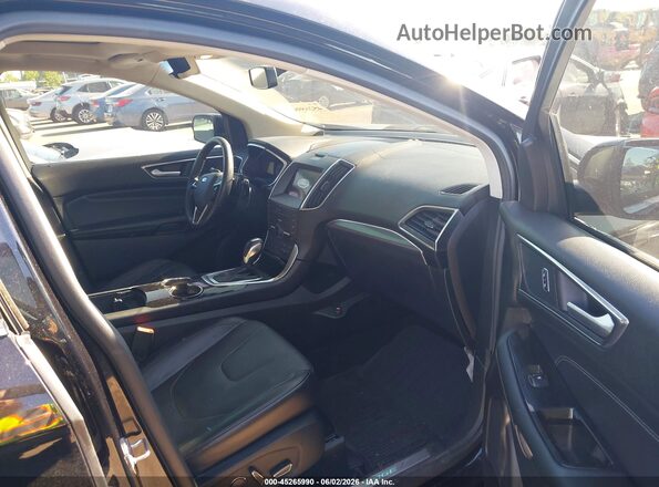 2FMPK4K92GBB66214 2016 FORD EDGE Black Front interior view