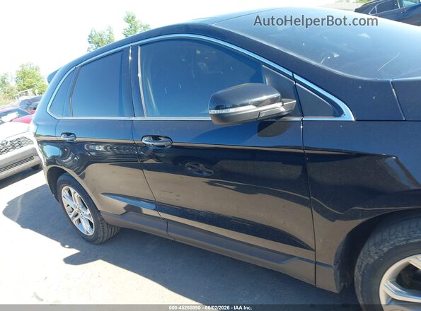 2FMPK4K92GBB66214 2016 FORD EDGE Black Rear interior view