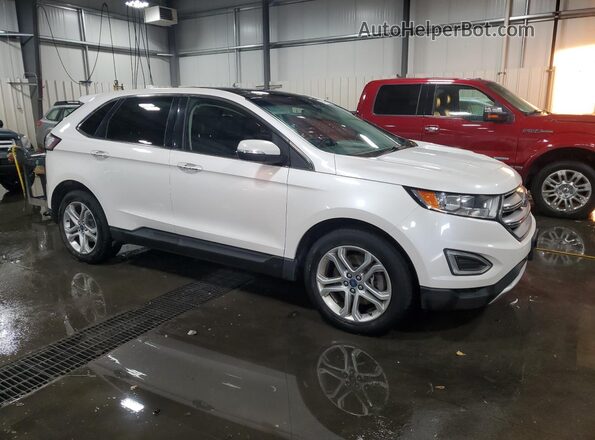 2FMPK4K92GBB66973 2016 FORD EDGE White Front right